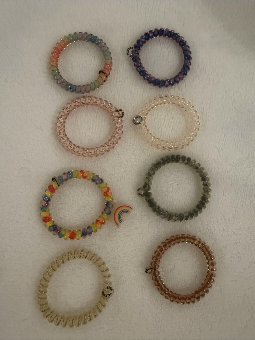 Lot of 8 Teleties hair ties - Picture 2 of 5